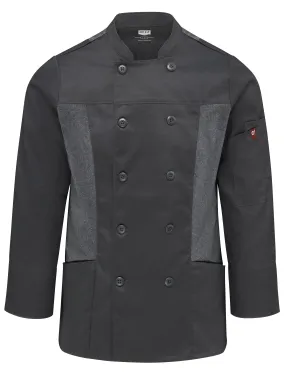 Women's Deluxe Airflow Chef Coat 053W - Charcoal