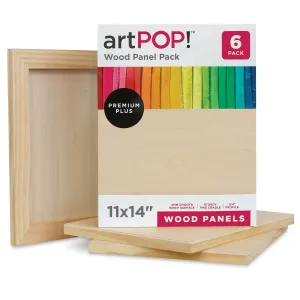 Wood Panel Pack - 11" x 14", Pkg of 6