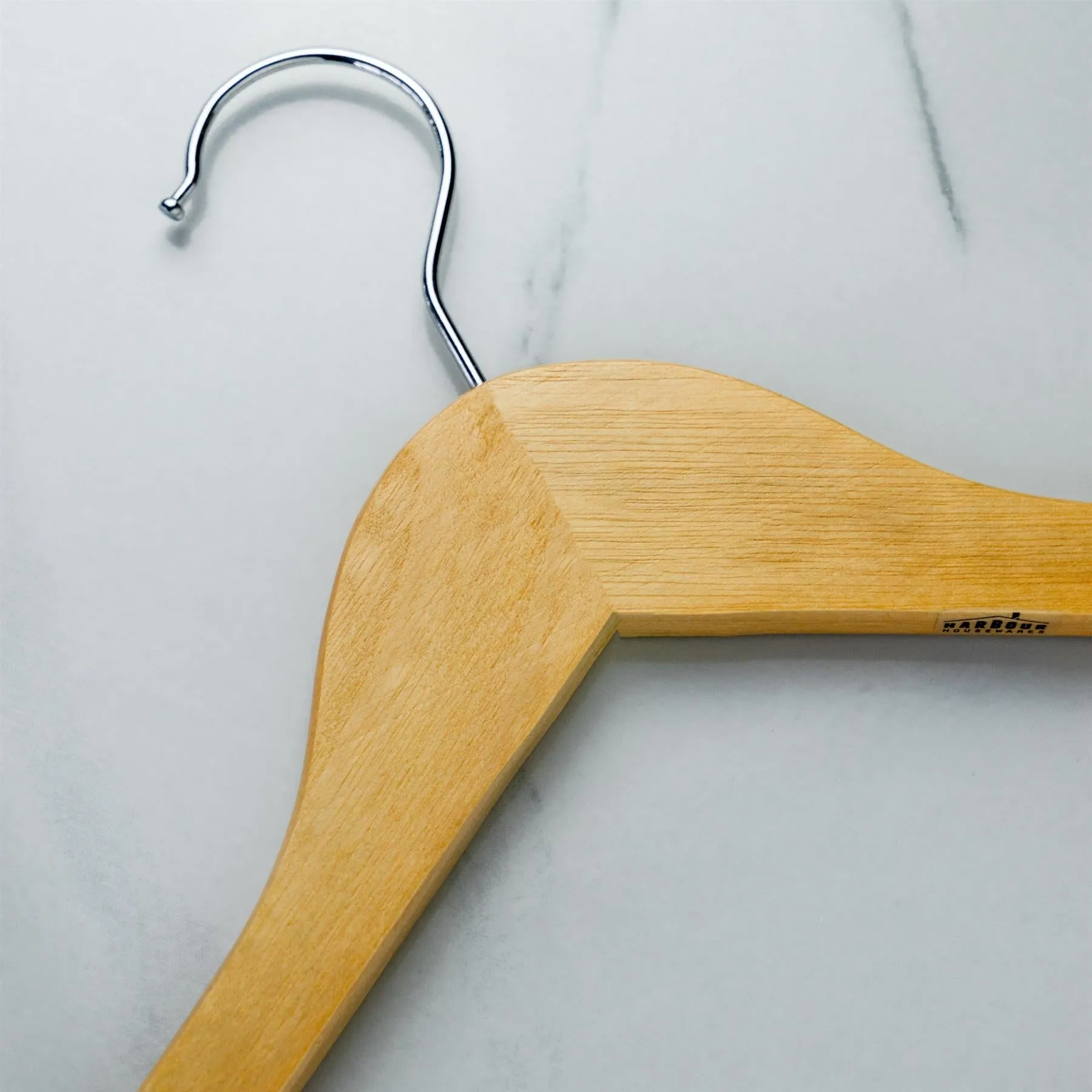 Wooden Coat Hanger - By Harbour Housewares